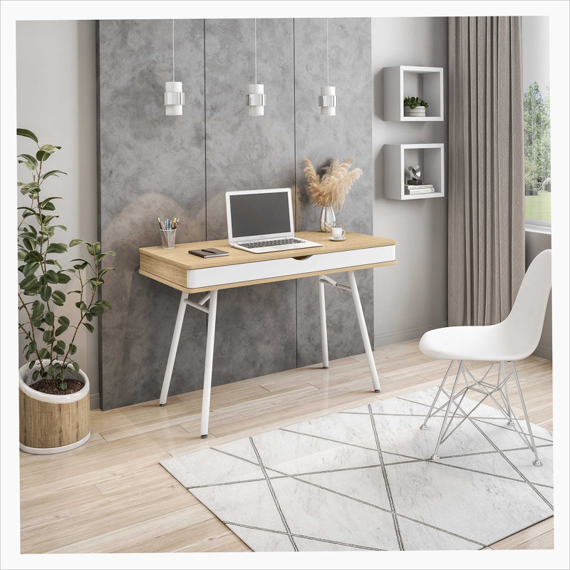 Techni mobili grey computer desk online